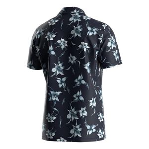 Venta al por mayor de secado rápido botón flor sublimación camisa pareja ropa de playa Estilo Hawaiano camisas - Product Image 4