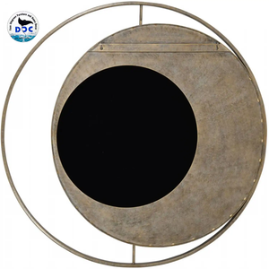 Manufacturer Luxury Modern Style Gold Concentric <b>Circles</b> Wall <b>Mirror</b> For Bedroom Living Room For Apartment Office Building - Product Image 4