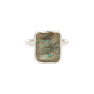 15x12mm Bague en Labradorite taille émeraude Ensemble de pinces en argent sterling 925 Bijoux faits à la main Fournisseurs en gros indiens - Product Image 2