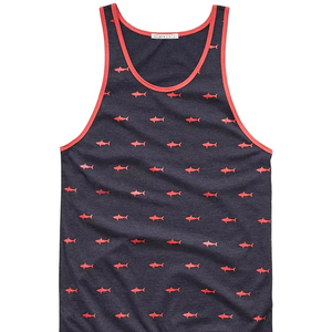 Camiseta informal sin mangas de algodón 100% para hombre con insignia, Jersey de punto transpirable, diseño estampado completo ecológico - Product Image 1