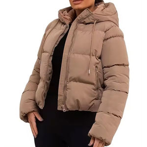 Fabricación de ropa Precio al por mayor Chaquetas acolchadas para mujer Precio barato Ropa de invierno Cremallera Último diseño Chaqueta acolchada para mujer - Product Image 2