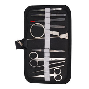 Kit chirurgical pour étudiants MEDIHEAL SURGICAL CORPORATION, 11 pièces, en acier inoxydable : porte-aiguille, forceps, pince, détartreur, ciseaux - Product Image 4