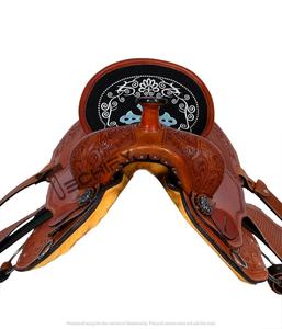 Selle de cheval en cuir occidental Cowboy robuste de qualité supérieure de haute qualité selle de cheval de meilleure qualité en gros - Product Image 2