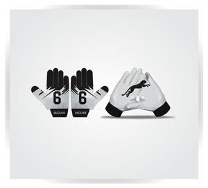 Best Quality American Football Gloves Fully Customized <b>Sticky</b> Hand Grips Adjustable Wrist Strap Full Finger Lightweight - Product Image 3