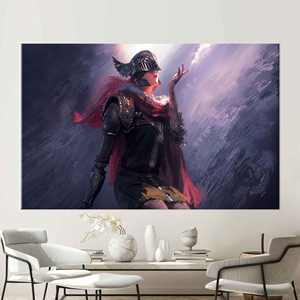 ภาพพิมพ์บนผ้าใบสำหรับตกแต่งผนัง - ของตกแต่งห้องดูหนังสไตล์โมเดิร์น,1P:Gallery Wrapped - Product Image 1