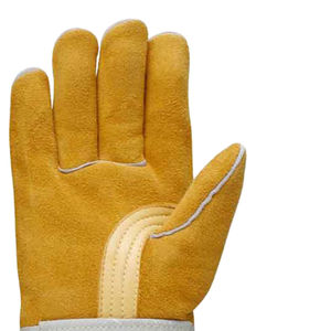 Gants de soudage en cuir Arrivée Résistance à la chaleur Gants de sécurité raisonnables Résistance à la chaleur personnalisé Bleu Double renforcé - Product Image 2