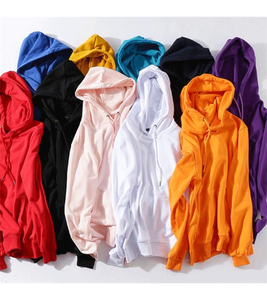 Meilleur sweat à capuche oversize mélangé 100% coton de haute qualité pour hommes motif solide vêtements de rue avec doublure de col à capuche pour l'hiver - Product Image 1