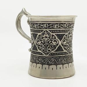 Mug à café en cuivre martelé, design artisanal, mugs à bière en acier inoxydable avec poignée - Product Image 5