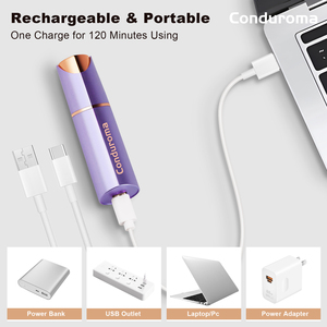 Conduroma Vente en gros Épilateur féminin rechargeable Épilation pour femme Rasoir pour femmes Épilateur facial électrique pour femmes - Product Image 5