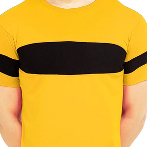 T-shirts pour hommes de la meilleure qualité T-shirt ample à col rond multicolore 100% coton avec logo personnalisé pour hommes Nouveau design avec service OEM - Product Image 4