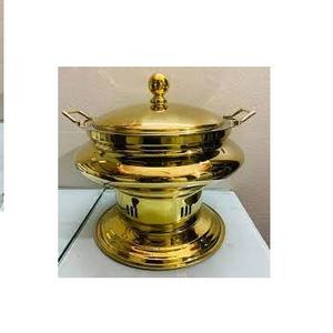 Chauffe-plats chauffe-plats Design classique attrayant en acier fournitures alimentaires chauffe-plats fête de mariage casserole servant avec couvercle - Product Image 6