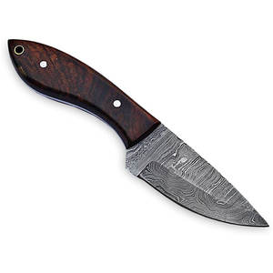 มีดสกินเนอร์เหล็กดามัสกัสทำมือสำหรับล่าสัตว์บุชคราฟท์และคอลเลกชันอุปกรณ์กลางแจ้ง - Product Image 4