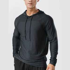 2026 Regular Men Pullover <b>Hoodies</b> Heavyweight Hoodie for Outdoor Running <b>Workout</b> and Modern Urban Styling - Product Image 5
