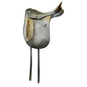 Selle anglaise de haute qualité pour chevaux de dressage en cuir véritable anti-dérapant et respirant prêt pour l'exportation en vrac - Product Image 1