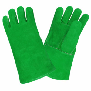 Guantes de seguridad de piel de vaca mejorados Guantes de protección personal resistentes a la abrasión con protección de soldadura reforzada - Product Image 3