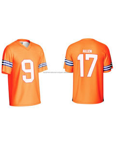 Vêtements de sport de football américain grande taille avec impression par transfert thermique, jersey 100% polyester, jersey cousu de qualité supérieure - Product Image 6