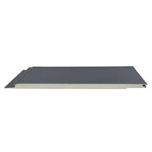 Revêtement métallique industriel avec isolation en PU et EPS pour entrepôt extérieur - Product Image 3