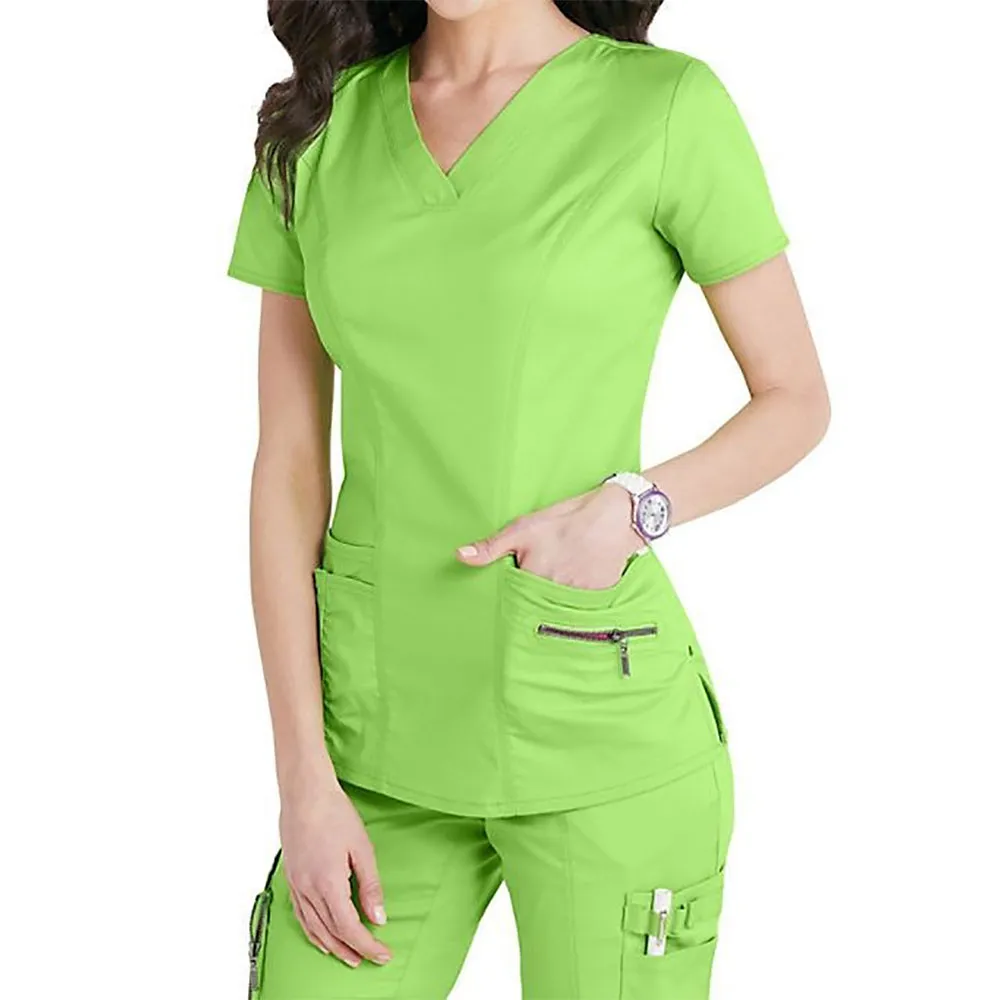 Dental Clinic Nursing Uniform Sets Short Sleeve Medical Scrubs Uniforms Women and Men Surgical Hospital uniforms