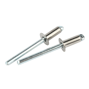 Rivets aveugles en acier inoxydable à extrémité ouverte en aluminium, fraisés M3-M6 - Product Image 1