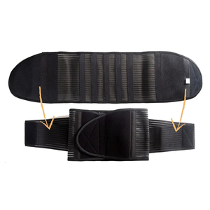Ceinture de soutien lombaire réglable, respirante et élastique pour soulager les douleurs dorsales, correction de la posture, type enveloppant pour adulte - Product Image 1