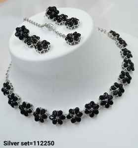 Ensemble de bijoux plaqué argent kundan traditionnel indien et ensemble de collier en cuivre pour femmes et filles accessoires indiens bijoux femmes - Product Image 2