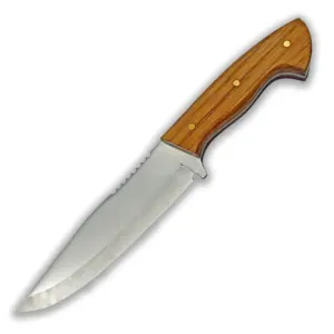 High Quality Outdoor Stainless Steel Wood Handle Knife Extra Sharpener Blade from Turkey ok2028