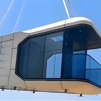 Maison capsule spatiale préfabriquée modulaire moderne, étanche, détachable, mobile, petite maison pour hôtel, villa, séjour en famille