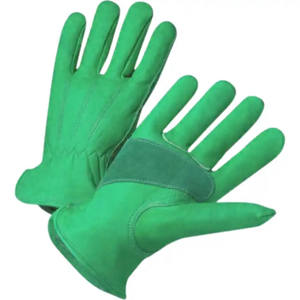 Guantes DE SEGURIDAD DE 11 oz con certificado CE de cuero de grano de vaca de grado premium, cómodos, resistentes a la abrasión, brazo de mano resistente - Product Image 3