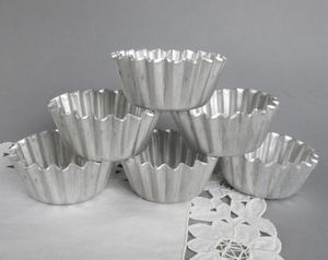 Aluminum Baking Muffin Cupcake Baking Mold for Home Kitchen Gadget Restaurant Bakery Muffin <b>Cookie</b> Biscuit Pastry Baking Cup - Product Image 5