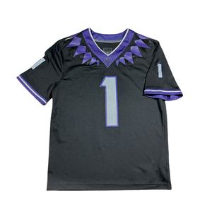 Jersey de Fútbol Americano Personalizado de Alta Calidad, Transpirable, de Manga Corta, Talla Grande, con Malla Bordada y Cosida, Tendencia Actual 2026 - Product Image 1