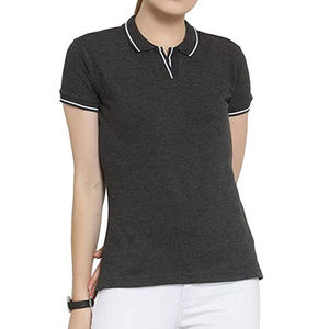 เสื้อยืดโปโลสำหรับผู้หญิงสไตล์ลำลองโลโก้ของคุณเอง - Product Image 6