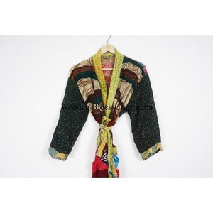 New Arrival Floral Elegant <b>Silk</b> <b>Kimono</b> Robe Beach Coverup Bathrobe for Women Wholesale <b>Silk</b> <b>Kimono</b> - Product Image 2