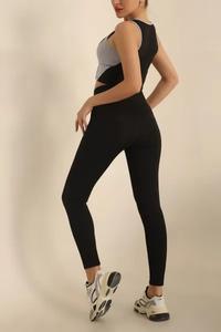 Ensemble de yoga pour femmes Combinaison de sport pour le sport Soutien-gorge leggings Pantalon de fitness Ensemble de vêtements de yoga pour femmes au design personnalisé pour femmes - Product Image 3