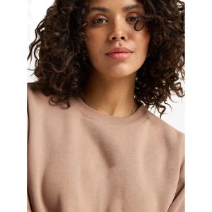 Sudadera de lujo personalizada para mujer, Sudadera de cuello redondo bordada con estampado de diseñador para mujer, 100% algodón - Product Image 6