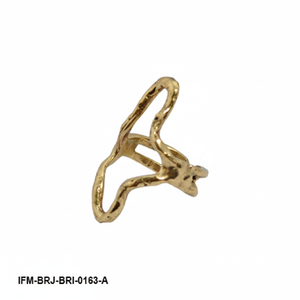 Trendy Handmade Organic Brass <b>Statement</b> <b>Ring</b> Sculptural Minimal Jewelry Gift For Her - Product Image 4