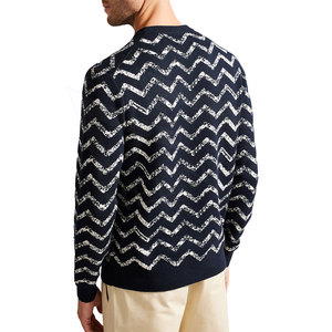 Otoño Invierno recién llegados sudadera de moda suéter de punto de manga larga prendas de punto en blanco suéter transpirable suéteres de punto - Product Image 3