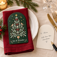 Cartes de vœux de Noël personnalisées imprimées sur mesure, motifs festifs personnalisés, impression offset, 5 pièces par lot pour offrir en cadeau en saison