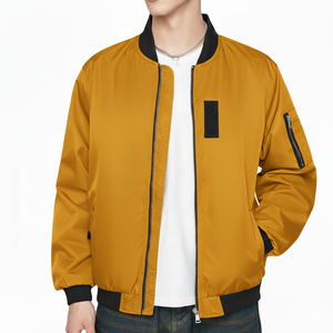 <b>Men</b> Bomber <b>Jacket</b> Lightweight Casual Zip Up <b>Jacket</b> For <b>Men</b> OEM High Quality - Product Image 1