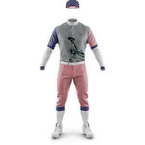 Uniforme de softbol para hombres de primera calidad Diseño personalizado con nuevo estilo Color sólido Gran oferta Técnica de bordado - Product Image 3
