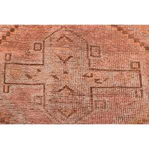 Turkish Rug, 0.2x10.8 ft <b>Runner</b> Vintage Rug, Herki <b>Red</b> Brown Floral Rug - Product Image 5