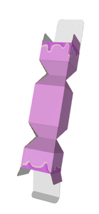 กล่องทรงลูกกวาดพิมพ์ลายแบบกำหนดเอง CBB-087พร้อมโลโก้ส่วนตัวและการออกแบบบรรจุภัณฑ์ที่ไม่เหมือนใครสำหรับของขวัญขนมหวานงานพิเศษ - Product Image 6