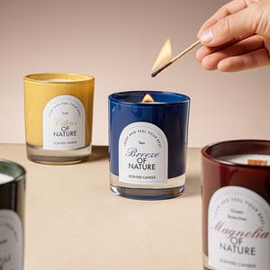 Fresh Marine Soy Wax Handmade Scented <strong>Candles</strong> Clean Ocean Air Fragrance for Living <strong>Room</strong> Bedroom Space Refreshment Easter Ramadan - Product Image 3