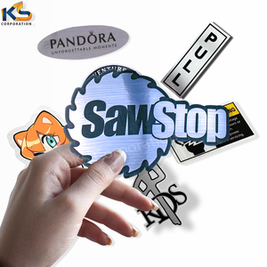 สติกเกอร์สีเงินขัดเงาคุณภาพสูงพิมพ์ลาย UV กันน้ำได้ตามต้องการความแข็งแรงของค้อน - Product Image 3