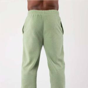 Warm Windproof <b>Sherpa</b> Fleece Winter Cotton Home Men Mens Fleece Lined Jog Pants Fleece Track Pants Men OEM Breathable Pants - Product Image 2