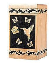 โกศเผาไม้สำหรับงานศพชายและหญิงโกศทำด้วยมือสำหรับงานศพ - Product Image 3