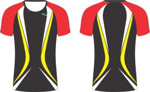 เสื้อยืดสำหรับผู้ชายเสื้อยืดผ้าโพลีเอสเตอร์ผ้า95% สแปนเด็กซ์5% สั่งทำโลโก้ได้ตามต้องการ - Product Image 3