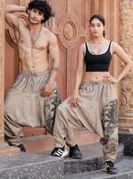 Pantalon Harem Léger Imprimé pour Femme 2025 – Taille Mi-Haute Élastique, Respirant et Séchage Rapide – Idéal Yoga, Danse et Fitness