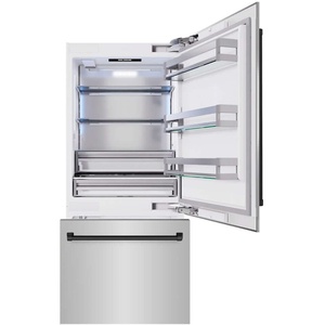 Refrigerador Eléctrico Zline RBITZ30436MB Autograph Edition de 36 Pulgadas con Congelador Inferior de 19.8 Pies Cúbicos Dispensador de Agua con Máquina de Hielo - Product Image 2