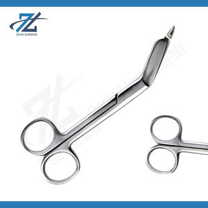 Tijeras de vendaje Lister Manual de alta calidad, instrumentos quirúrgicos de acero inoxidable de 178mm, fabricante certificado CE de Pakistán - Product Image 2