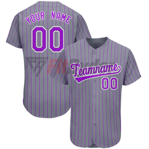 Maillots de baseball confortables personnalisables en gros vêtements de sport avec impression par sublimation personnalisée pour les équipes sportives - Product Image 4